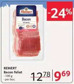 Selgros REINERT Bacon feliat Ofertă