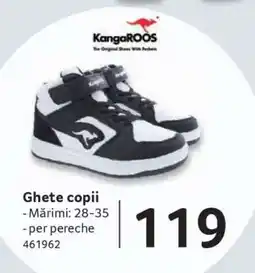 Selgros Ghete copii Ofertă