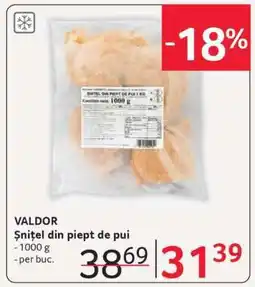 Selgros VALDOR Şniţel din piept de pui Ofertă
