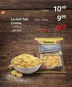 Selgros Cartofi felii Crinkle Ofertă