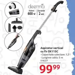 Selgros Aspirator vertical cu fir DX115C Ofertă