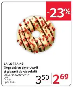 Selgros LA LORRAINE Gogoasă cu umplutură și glazură de ciocolată Ofertă