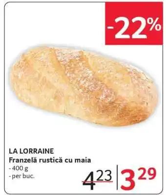 Selgros LA LORRAINE Franzelă rustică cu maia Ofertă