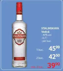 Selgros STALINSKAYA Vodcă Ofertă