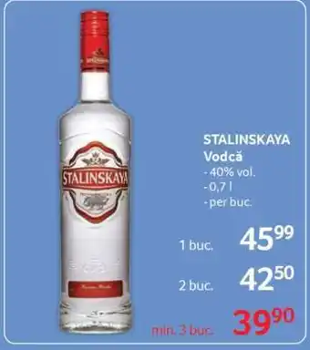 Selgros STALINSKAYA Vodcă Ofertă