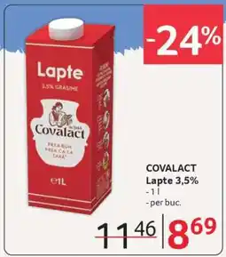 Selgros COVALACT Lapte 3,5% Ofertă