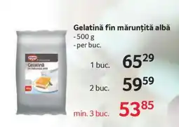 Selgros Gelatină fin mărunțită albă Ofertă