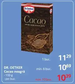 Selgros Dr. Oetker Cacao Neagră Ofertă