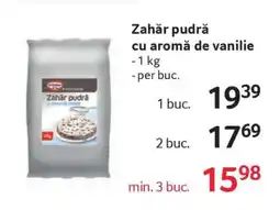 Selgros Zahăr pudră cu aromă de vanilie Ofertă