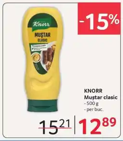 Selgros KNORR Muștar clasic Ofertă