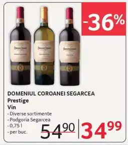 Selgros DOMENIUL COROANEI SEGARCEA Prestige Ofertă