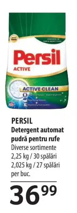 Selgros PERSIL DETERGENT AUTOMAT PUDRĂ PENTRU RUFE Ofertă