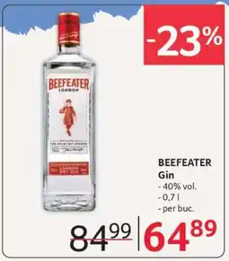 Selgros BEEFEATER Gin Ofertă