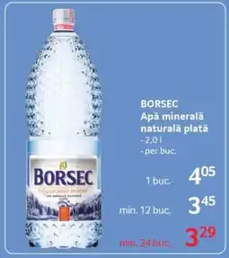 Selgros BORSEC Apă minerală naturală plată Ofertă
