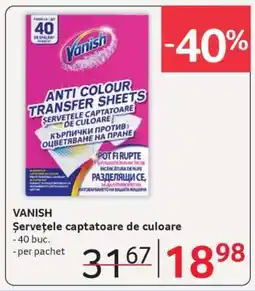 Selgros VANISH Ofertă