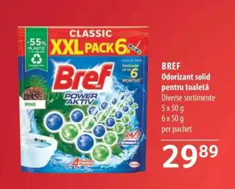 Selgros Bref Odorizant solid pentru toaletă Ofertă