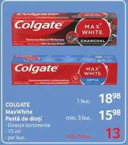 Selgros COLGATE MaxWhite Pastă de dinți Ofertă