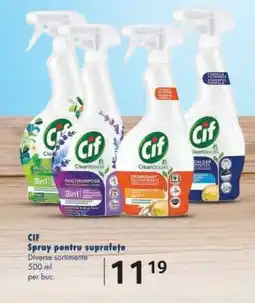 Selgros CIF Spray pentru suprafețe Ofertă