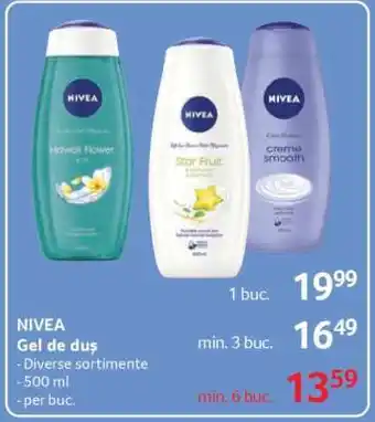 Selgros NIVEA Gel de duş Ofertă