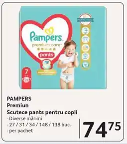 Selgros PAMPERS Premiun Ofertă