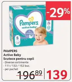 Selgros PAMPERS ACTIVE BABY Ofertă