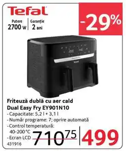 Selgros Friteuză dublă cu aer cald Dual Easy Fry EY901N10 Ofertă