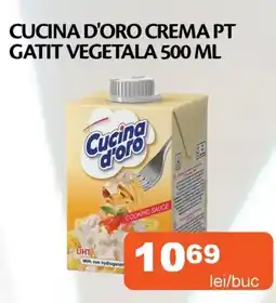 Unicarm Cucina d'oro crema pt gatit vegetala Ofertă