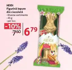 Selgros HEIDI Figurinǎ iepure din ciocolată Ofertă