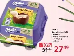 Selgros MILKA Ouă din ciocolată cu cremă Ofertă