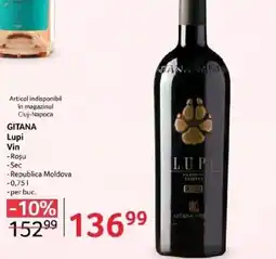 Selgros GITANA Lupi Vin Ofertă