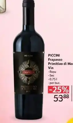 Selgros PICCINI Frapasso Primitivo di Manduria Vin Ofertă