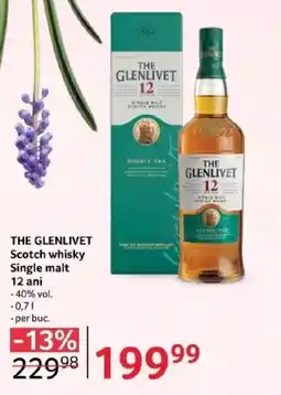 Selgros THE GLENLIVET Scotch whisky Single malt 12 ani Ofertă