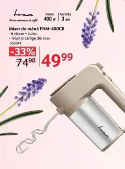 Selgros Mixer de mână FHM-400CR Ofertă