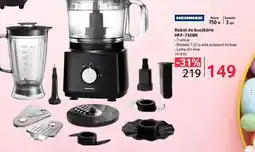 Selgros HEINNER Robot de bucătărie HFP-750BK Ofertă
