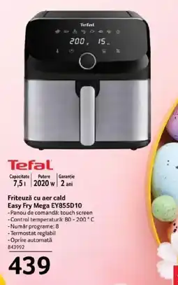 Selgros Tefal Friteuză cu aer cald Easy Fry Mega EY855D10 Ofertă