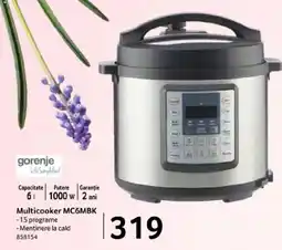 Selgros Gorenje Multicooker MC6MBK Ofertă