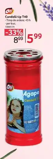 Selgros Candelǎ tip T40 Ofertă