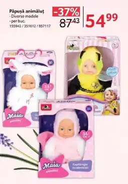 Selgros Păpuşă animǎluț Ofertă