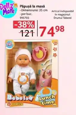 Selgros Păpuşă la masă Ofertă