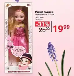 Selgros Păpuşă muzicală Ofertă