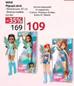 Selgros WINX Păpuşă zână Ofertă