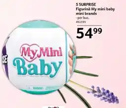 Selgros 5 SURPRISE Figurinǎ My mini baby mini brands Ofertă