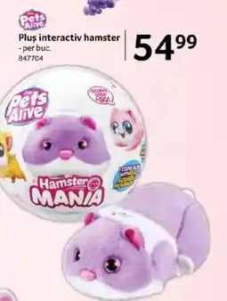 Selgros Pluş interactiv hamster Ofertă
