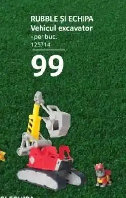 Selgros RUBBLE ȘI ECHIPA Vehicul excavator Ofertă