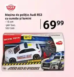 Selgros Maşina de poliţie Audi RS3 cu sunete şi lumini Ofertă