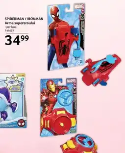 Selgros SPIDERMAN / IRONMAN Arma supereroului Ofertă