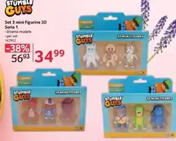 Selgros Set 3 mini figurine 3D Seria 1 Ofertă