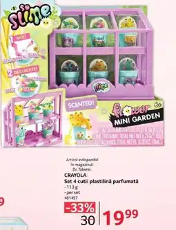 Selgros CRAYOLA Set 4 cutii plastilinǎ parfumată Ofertă