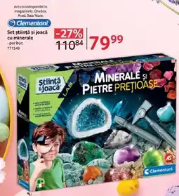 Selgros Set ştiinţă şi joacă cu minerale Ofertă