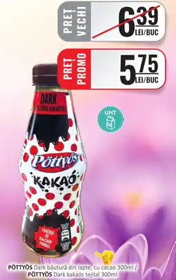 CBA PÖTTYÖS Dark băutură din lapte, cu cacao Ofertă